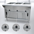 Thumbnail image #4 for Advance Tabco Triumph (Supreme) Electric 3-Well Open-Well Hot Food Table with Enclosed Base and Cutting Board