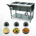 Thumbnail image #4 for Advance Tabco Triumph (Supreme) 3-Well Electric Hot Food Table with Undershelf and Cutting Board, 47-1/8