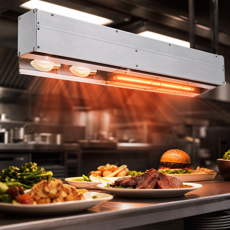 Product image #4 for Hatco Glo-Ray 96-Inch Lighted Infrared Strip Heater