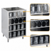 Thumbnail image #4 for Krowne Royal Series Underbar Glass Storage Cabinet, 24 Inch Wide, 3 Shelves, No Top