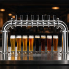 Thumbnail image #4 for Micro Matic USA Biergarten BG-U-8KR U-Shaped Countertop Glycol-Cooled 8-Faucet Draft Beer Tower, Polished Stainless Steel