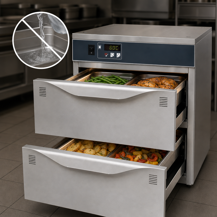 Product image #4 for Alto-Shaam Halo Heat Narrow Freestanding Two-Drawer Vented Warming Drawer