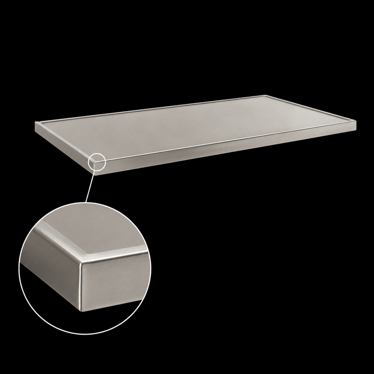 Product image #4 for Advance Tabco 30" x 25" Flat Top Stainless Steel Countertop, No Backsplash