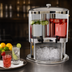 Thumbnail image #4 for American Metalcraft Double Juice Dispenser with (2) 5.3 Qt. Dispensers and Ice Container