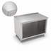 Thumbnail image #4 for John Boos Open Front Cabinet Base Work Table, 84 x 30 Inches, 16-Gauge Stainless Steel Top with 1-1/2-Inch Rear Riser