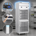 Thumbnail image #4 for Beverage-Air P-Series Dual Temp 1-Section Reach-In Refrigerator/Freezer, 18 Cu. Ft., Top-Mounted Self-Contained, Hinged Glass Half-Doors