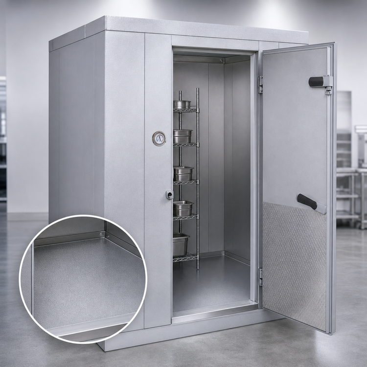 Product image #4 for Kolpak Kold-Front Indoor Walk-In Freezer with Floor and Remote Refrigeration, Nominal 12' x 6' x 8'6"