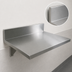 Thumbnail image #5 for John Boos 96-Inch x 25-Inch Stainless Steel Countertop with 6-Inch Boxed Backsplash