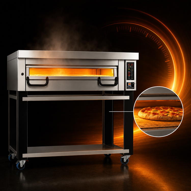 Product image #4 for PizzaMaster PM 941ED 1-Deck Modular Electric Stone Hearth Deck Oven