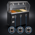 Thumbnail image #4 for Vollrath 2-Series Affordable Portable Deluxe 4-Well Mobile Hot Food Station with Breath Guard and Enclosed Base