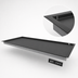 Thumbnail image #4 for Vollrath FC-4HS-54120-BKR Recessed Drop-In Warming Shelf, 56 Inch, Black Aluminum, 120V