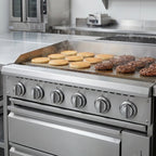 Thumbnail image #3 for Jade Range (Middleby) Titan JMRH-48GT 48-Inch Modular Gas Griddle Top Range with 1-Inch Polished Steel Plate and Thermostatic Controls