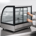 Thumbnail image #5 for Atosa Countertop Curved Front Glass Refrigerated Display Case, 3.5 Cu. Ft., Self-Contained, 2 Sliding Doors