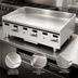 Thumbnail image #5 for Vulcan VMG60 Heavy Duty Manual Control Countertop Gas Griddle, 60 x 24 Inch Cooking Surface