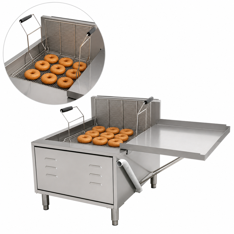 Product image #4 for Comstock-Castle Gas Countertop Doughnut Fryer, 23-Inch, 20-30 lb Fat Capacity