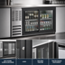 Thumbnail image #4 for Beverage-Air BB58HC-F-GS-S 58-Inch Two-Section Food-Rated Back Bar Refrigerator with Sliding Glass Doors