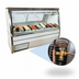 Thumbnail image #4 for Howard-McCray 34N Series 72-Inch Fish/Poultry Service Case, Remote Refrigeration, Straight Glass Front, LED Lighting