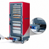 Thumbnail image #4 for Metro C5 3 Series Mobile Full-Height Low-Watt Heated Holding Cabinet with Dutch Clear Doors and Universal Wire Slides