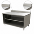 Thumbnail image #4 for BK Resources Open Front Stainless Steel Chef Table Cabinet Base with 5-Inch Riser, 36 x 24 x 39-3/4 Inches