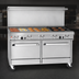 Thumbnail image #4 for Southbend Ultimate 60-Inch Gas Restaurant Range with 48-Inch Thermostatic Griddle, 2 Burners and 2 Cabinets