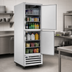 Thumbnail image #4 for Beverage-Air One-Section Reach-In Refrigerator with Solid Half Doors, Bottom-Mounted Self-Contained, 16.85 Cu. Ft.