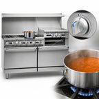 Thumbnail image #4 for Imperial (Middleby) Pro Series IR-6-RG24-C 60-Inch Commercial Gas Range with 6 Burners, 24-Inch Griddle/Broiler, Dual Ovens
