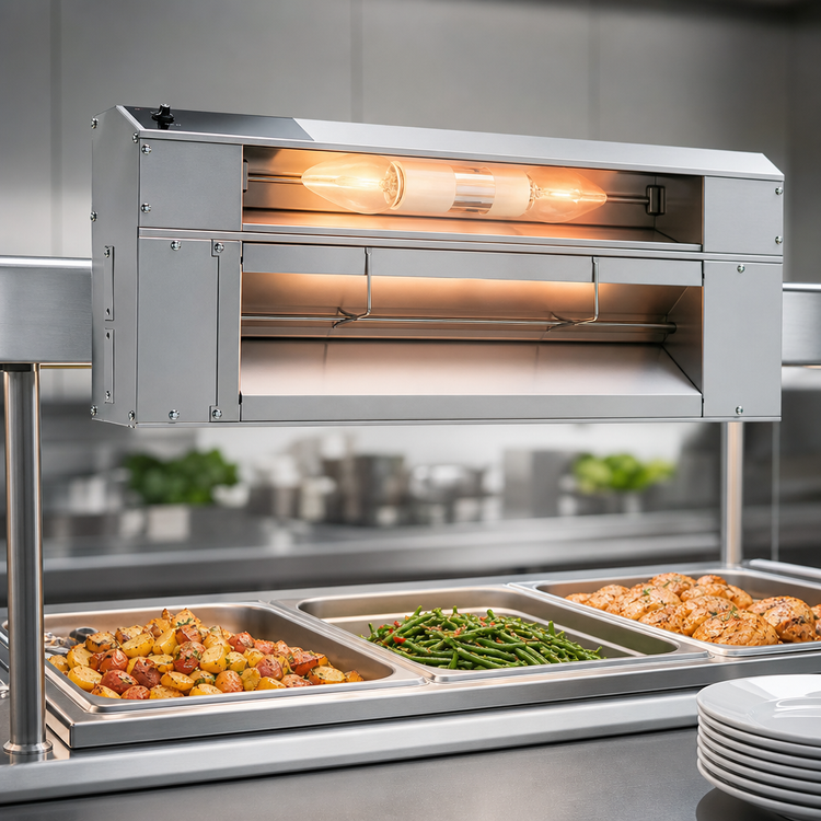 Product image #4 for Hatco Glo-Ray 48-Inch Lighted Infrared Strip Heater, Standard Wattage