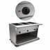 Thumbnail image #4 for Spec-Master PHT4OB-208-3 Portable Electric Hot Food Table with (4) 12x20 Inch Wet/Dry Wells