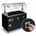 Thumbnail image #4 for Vollrath 2-Series Affordable Portable Deluxe 4-Well Mobile Sealed-Well Hot Food Station with Buffet Breath Guard