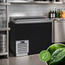 Thumbnail image #4 for Krowne 36-Inch Flat Top Bottle Cooler with Sliding Lid, Black Vinyl Exterior