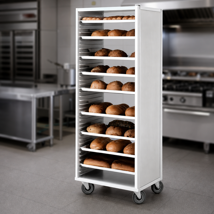 Product image #4 for Dinex Closed-Side Roll-In Rack for 36 Full-Size 18 x 26 Trays