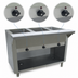 Thumbnail image #4 for Advance Tabco Triumph Supreme Electric Hot Food Table with 3 Sealed Wells, Open Cabinet Base and Poly Cutting Board