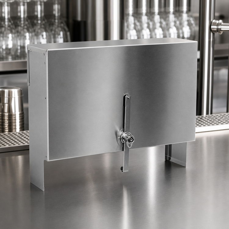 Product image #4 for CHOICE 37-Inch Single Stainless Steel Speed Rail Locking Cover