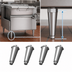 Thumbnail image #4 for Hoshizaki 4-Inch Stainless Steel Leg Package for Braising Pans and Tilt Skillets