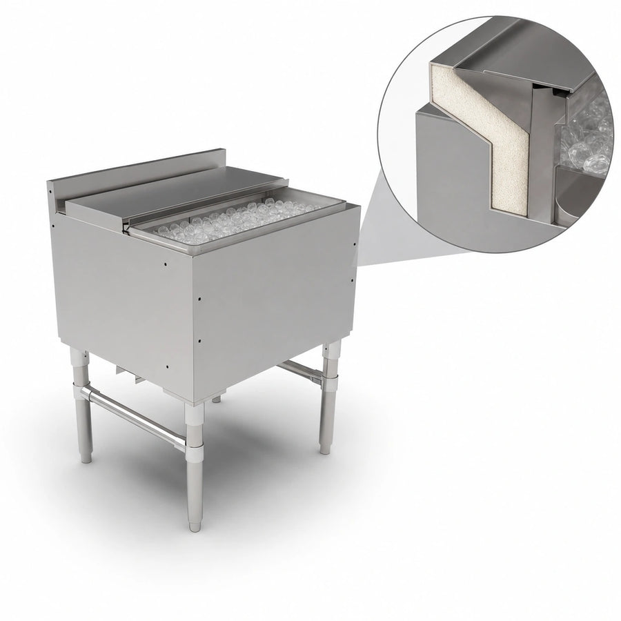 Foam-Insulated Ice Bin
