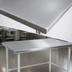 Thumbnail image #4 for John Boos Stallion 84-Inch x 24-Inch Stainless Steel Top Work Table with Safety Edge