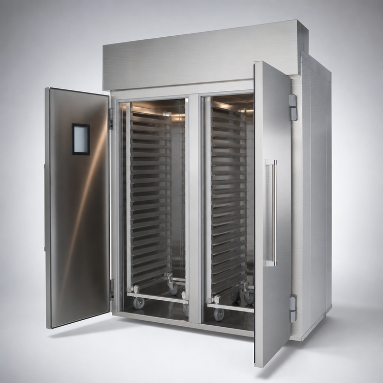 Product image #4 for Doyon KDP21 Knockdown Roll-In Two-Section Proofer Cabinet with Digital Touchscreen Control