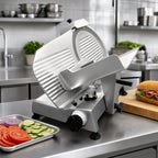 Thumbnail image #4 for Univex 4612 Commercial Slicer, Manual Gravity Feed, 12-Inch Blade, Belt-Driven, Anodized Aluminum, 1/4 HP