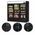 Thumbnail image #4 for Turbo Air TGF-72FAB-N Three-Section Glass Door Freezer Merchandiser