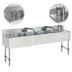 Thumbnail image #4 for Advance Tabco Special Value Series 4-Compartment Underbar Sink Unit with Left and Right Drainboards