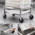 Thumbnail image #5 for Channel Aluminum Poultry Crate Dolly with Drip Pan