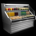 Thumbnail image #4 for Howard-McCray Ovation Series 75-Inch Remote Open-Air Merchandiser, Straight Plexi, Stainless Steel, LED Lighting