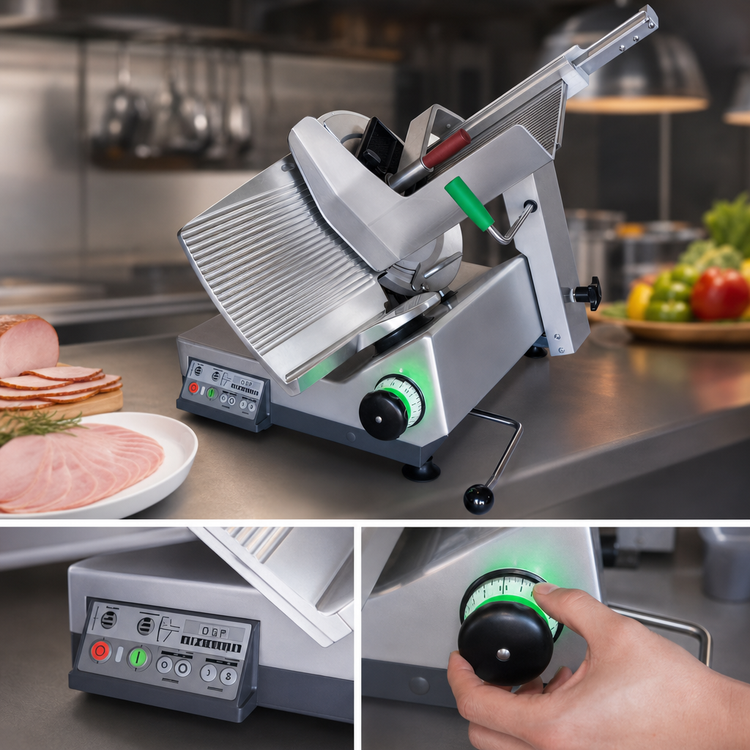 Product image #4 for Bizerba GSP HD I 90 13-Inch Automatic Heavy Duty Illuminated Safety Slicer