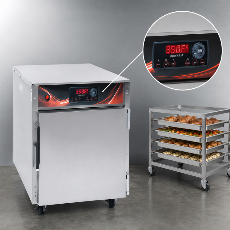 Product image #4 for Cres Cor Roast-N-Hold Mobile Undercounter Convection Cook and Hold Oven, 5-Pan, 120V