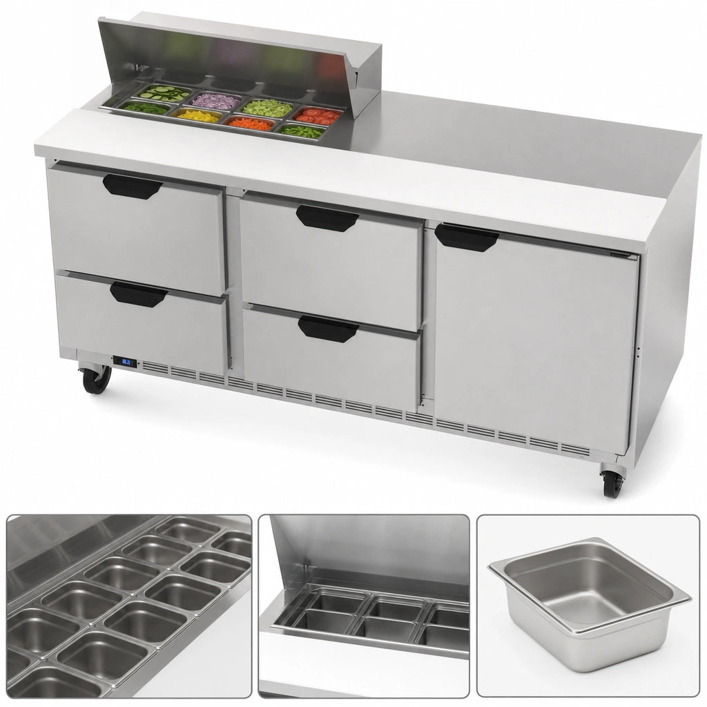 Eight-Pan Top Opening