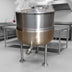 Thumbnail image #3 for Crown DL-80 80 Gallon Direct Steam Stationary Kettle with Tri-Leg Base