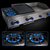 Thumbnail image #4 for Comstock-Castle 54 Inch Countertop Gas Char-Broiler/Griddle Combination, 24 Inch Griddle, 18 Inch Broiler