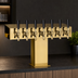 Thumbnail image #4 for Perlick Extra High Wide Base Countertop Glycol-Cooled Tee Draft Beer Tower, 10 Faucets, Tarnish-Free Brass