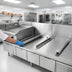 Thumbnail image #3 for La Rosa Refrigeration L-74114-26 114-Inch Four-Section Refrigerated Equipment Stand with Drawers