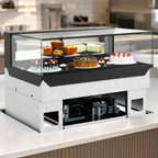 Thumbnail image #4 for Structural Concepts Reveal® NE3613RSV Full-Service Refrigerated Slide-In Counter Deli Case, Self-Contained, 35-3/4" Wide